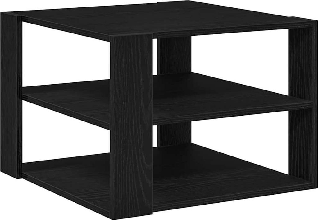 vidaXL Couchtisch Schwarze Eiche 58 x 58 x 40 cm Produktbild 