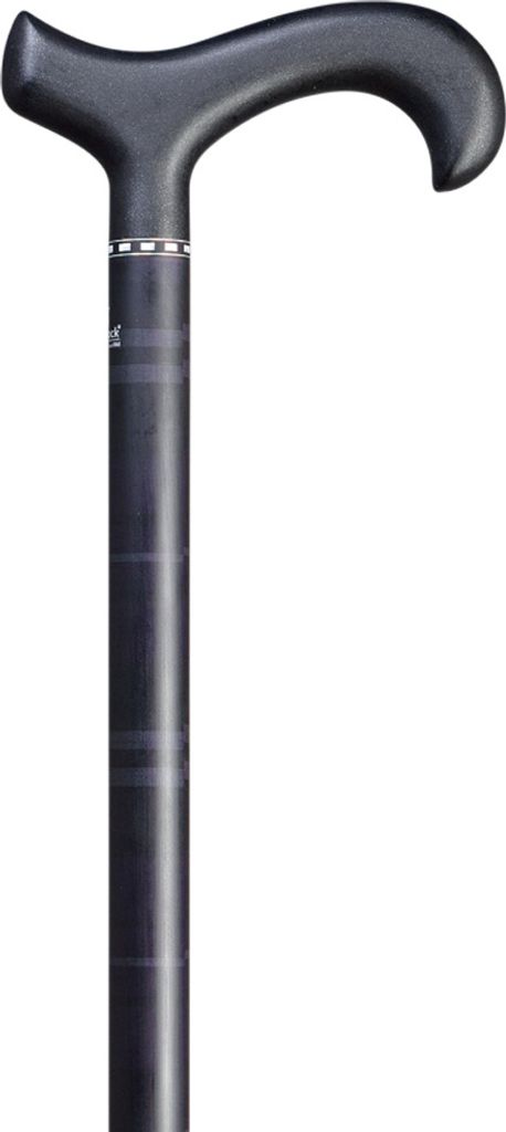 Gastrock Carbon verstellbarer Gehstock – Blau – Karomuster Produktbild 