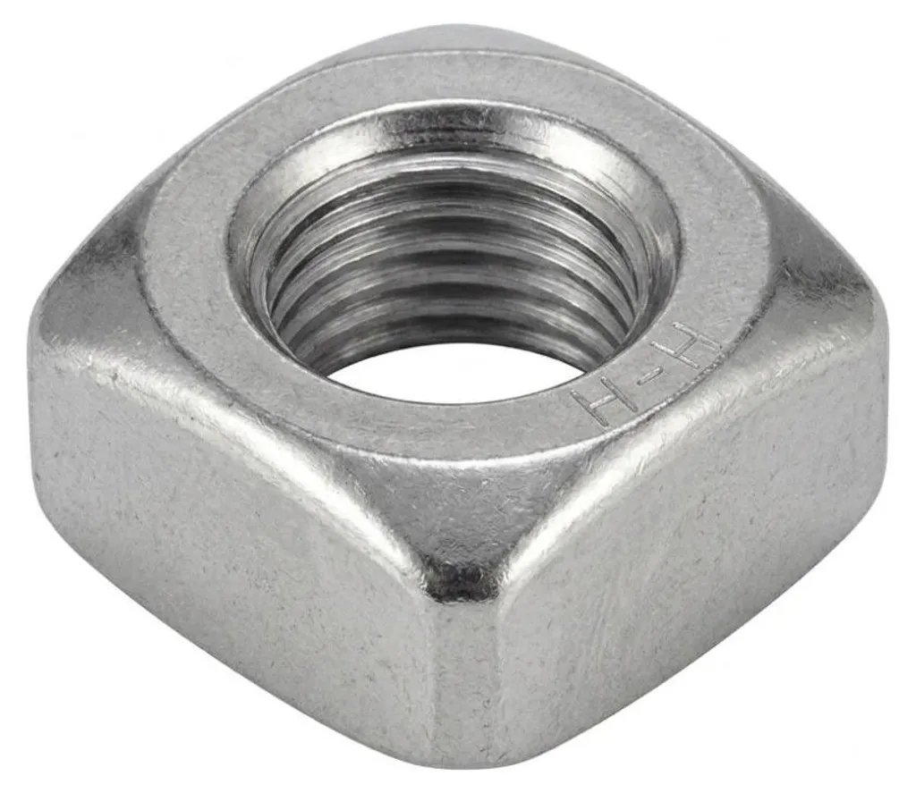 200 Écrous Carrés Bas M3 DIN 562 en Inox A2 D-Work pour Fixation