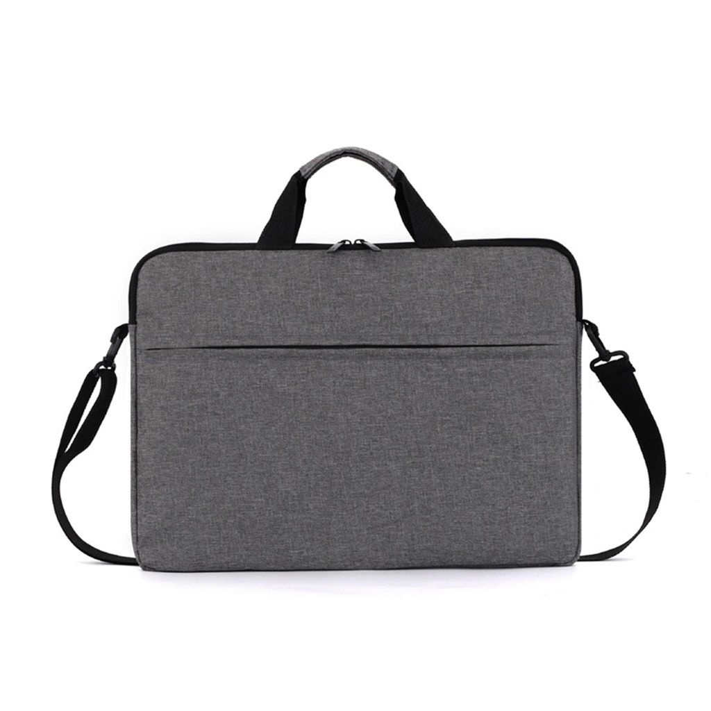 15,6 Zoll Laptoptasche, Wasserdicht, Dünn, Business Handtasche Stoßfest, Großes Fach, mit weichem Innenfutter, Grau