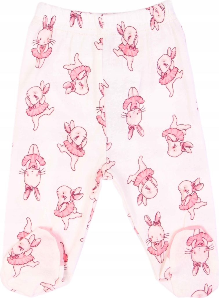 Bonito | Babyhose mit Füßen - Größe 80 - weiß - 100% Baumwolle - Gummibund - Mit fröhlichem Muster