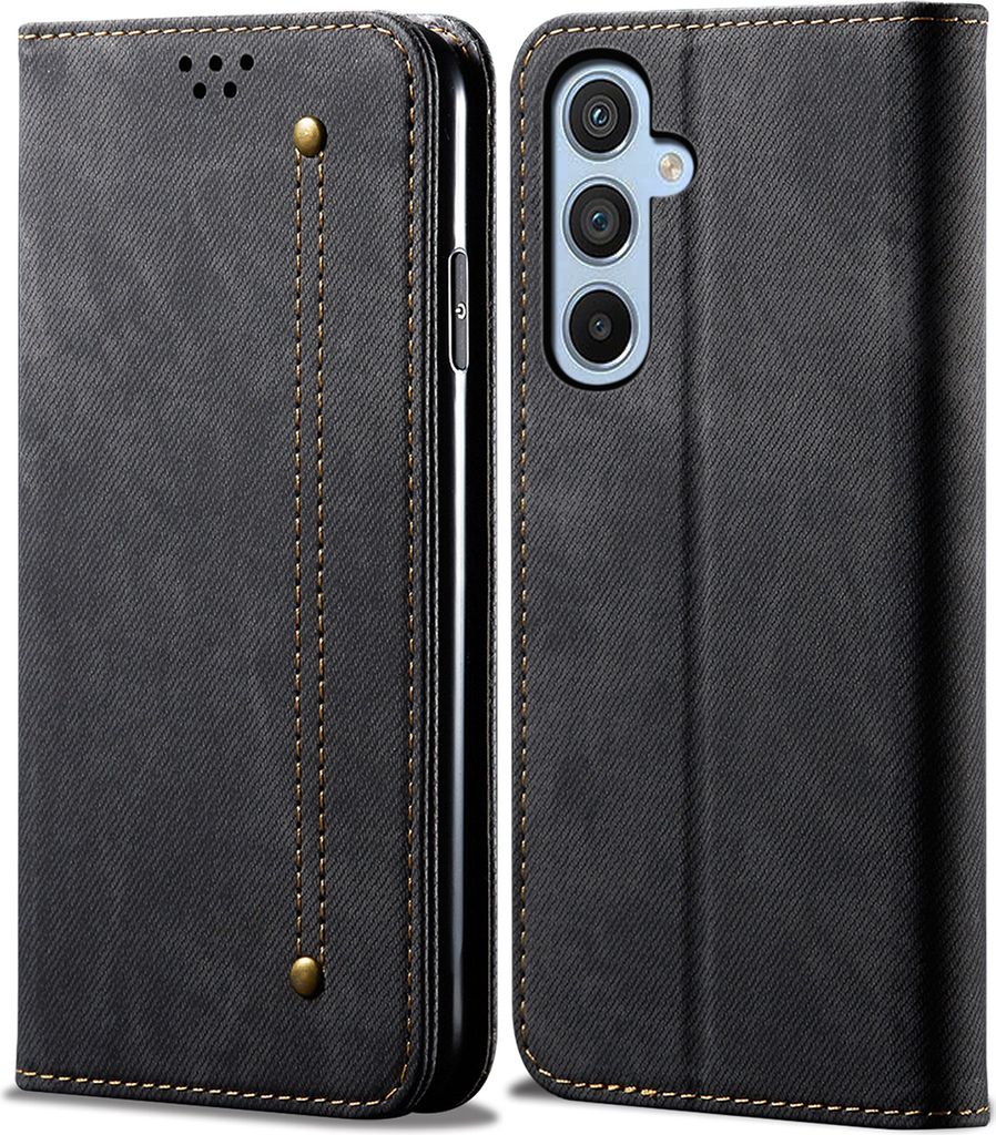 Galaxy A14 Hülle, Leder Brieftasche Flip Bookstyle Produktbild 