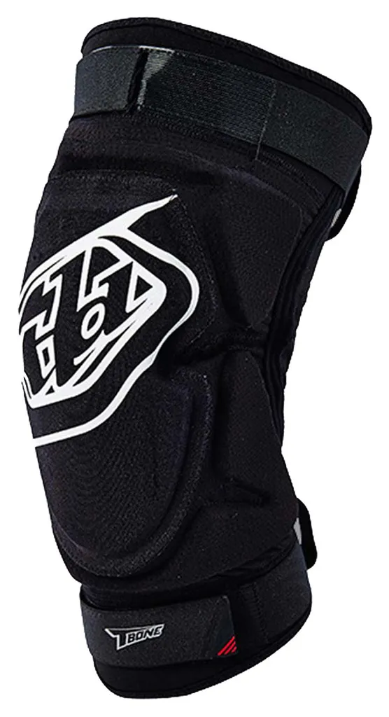 Genouillères VTT Troy Lee Designs T-Bone Noir M-L pour DH et Freeride