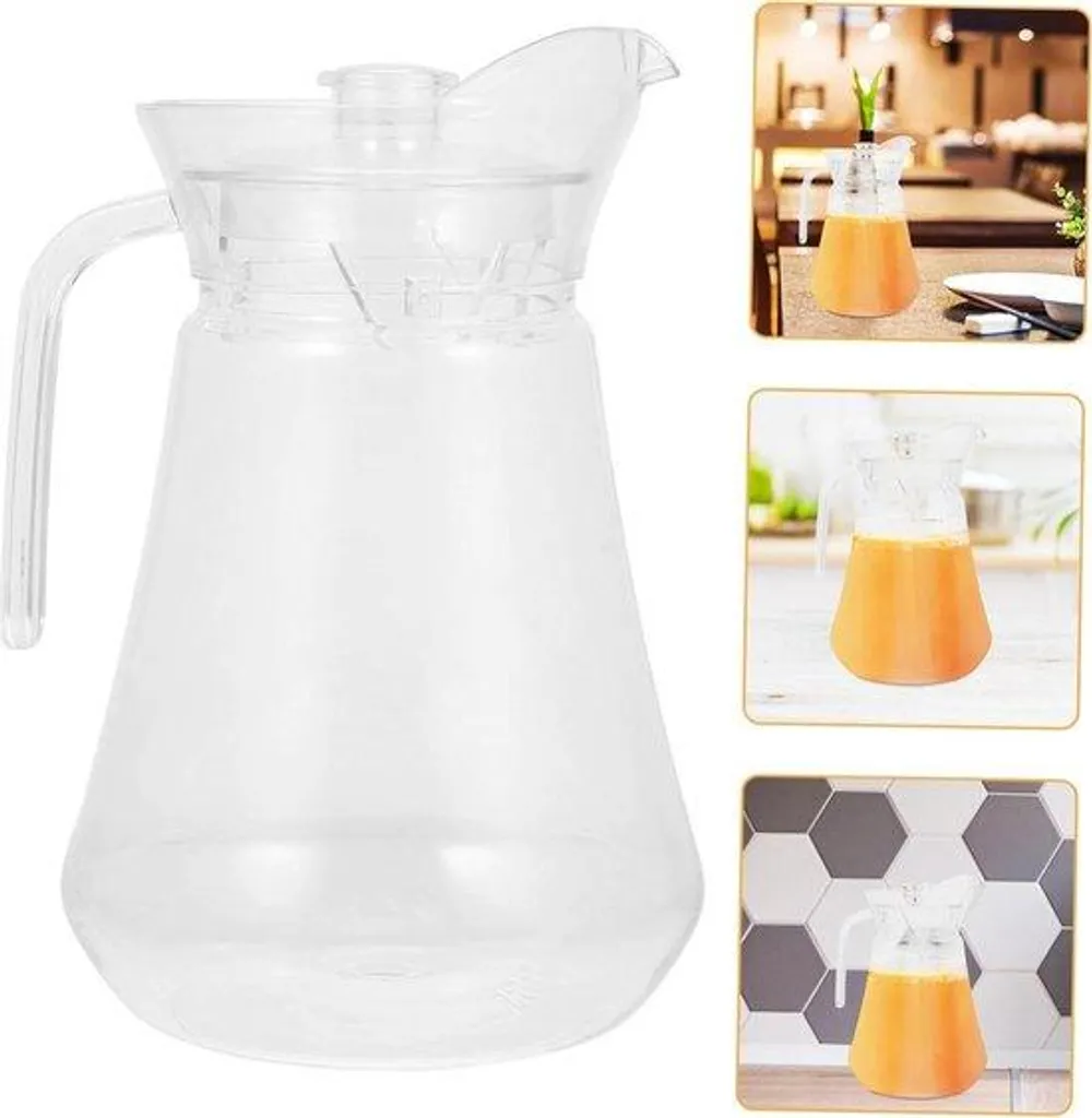 Cruche à eau incassable 1.5L pour éviter les fuites au frigo