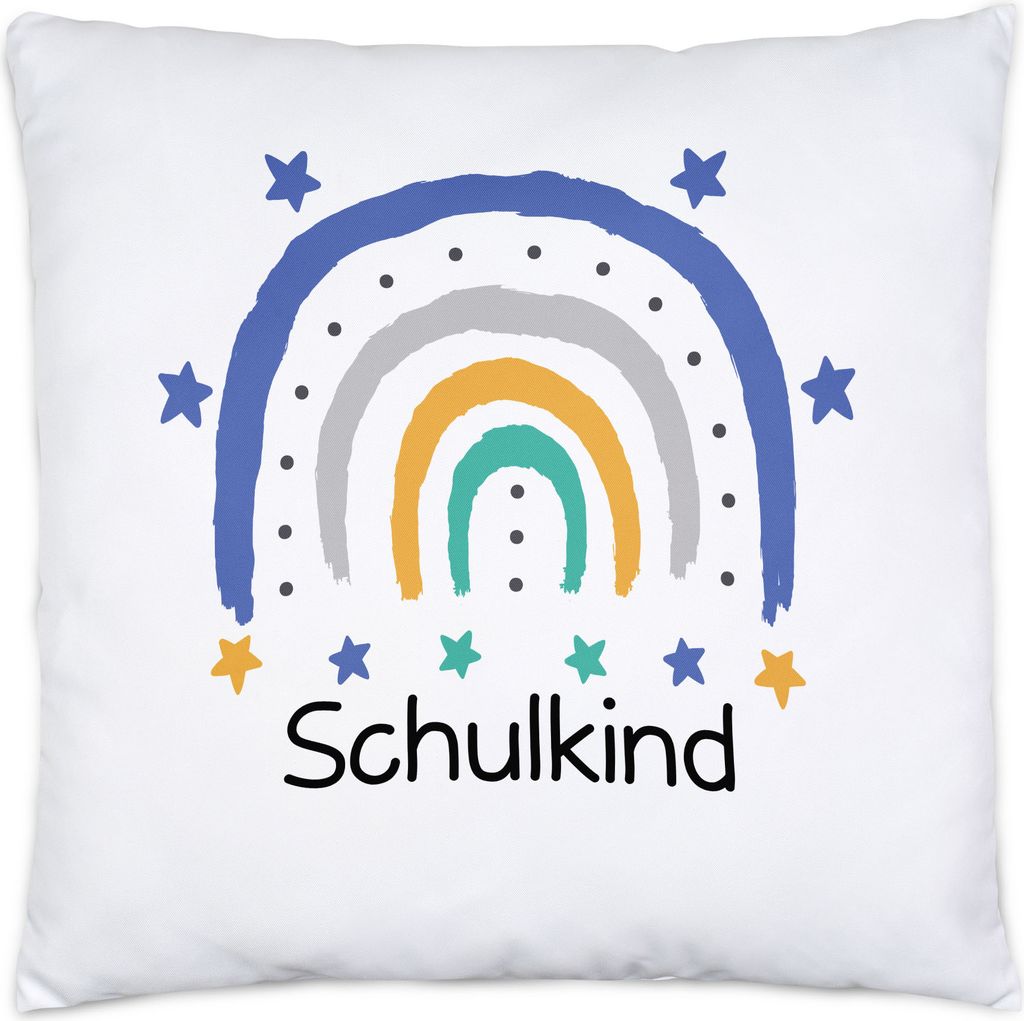 Schulkind Kissen Inkl. Füllung Einschulungsgeschenk Grundschule 1. Klasse Schulstart Schüler Schülerin