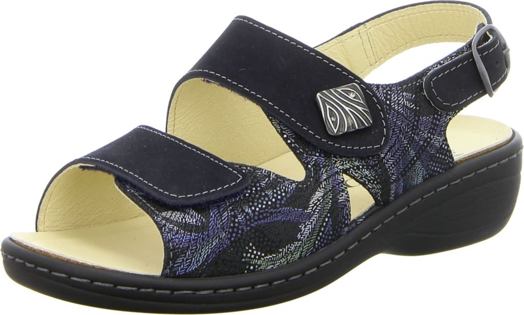 Longo Komfort Sandalen Damen 31313731363430 Blau 42 EU