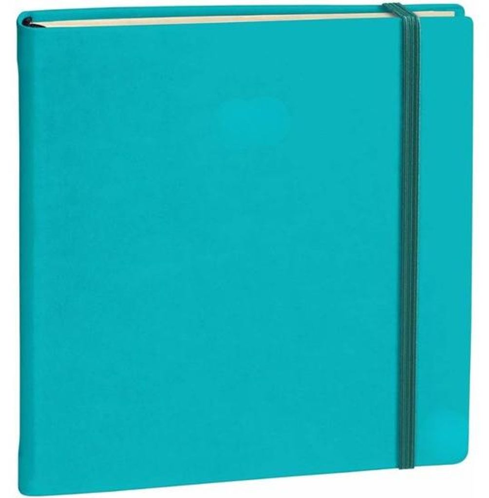 Famanu Agenda 2026 16 x 16 cm mit 13 Monaten und frischer turquoise Farbe