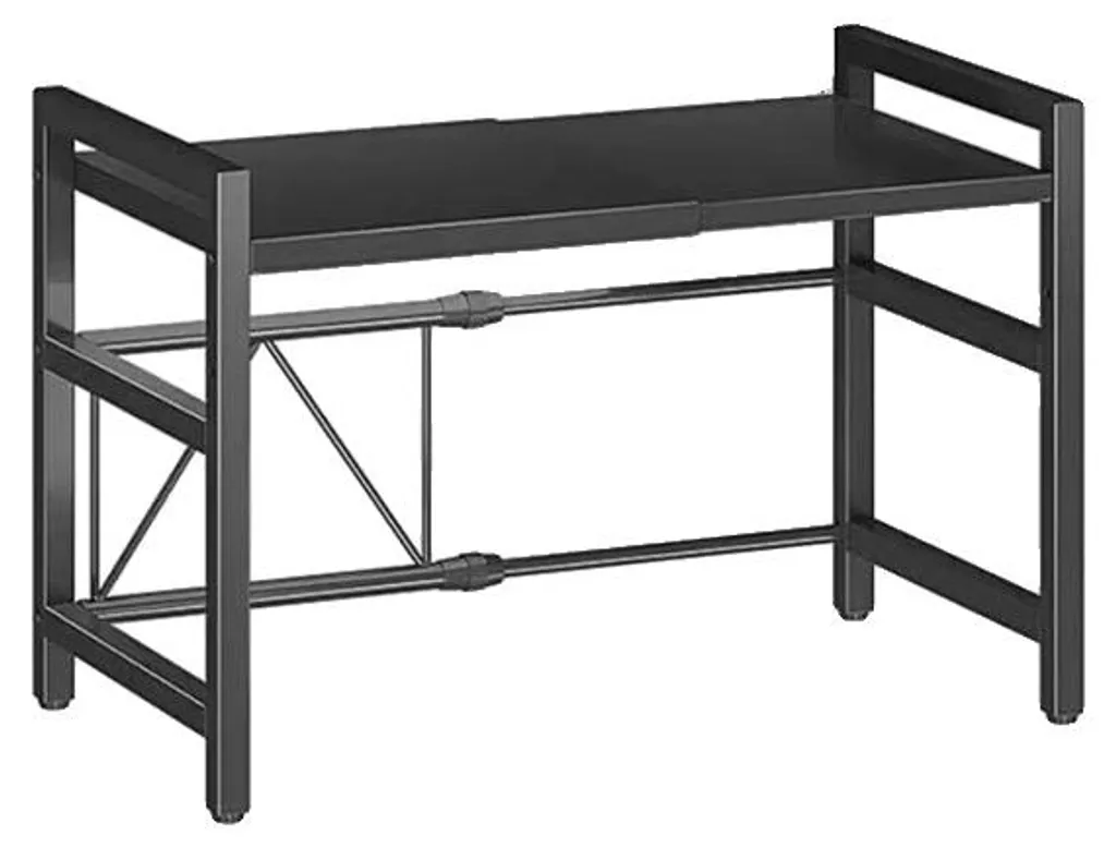 Étagère de cuisine extensible noire : finissez-en avec le désordre !
