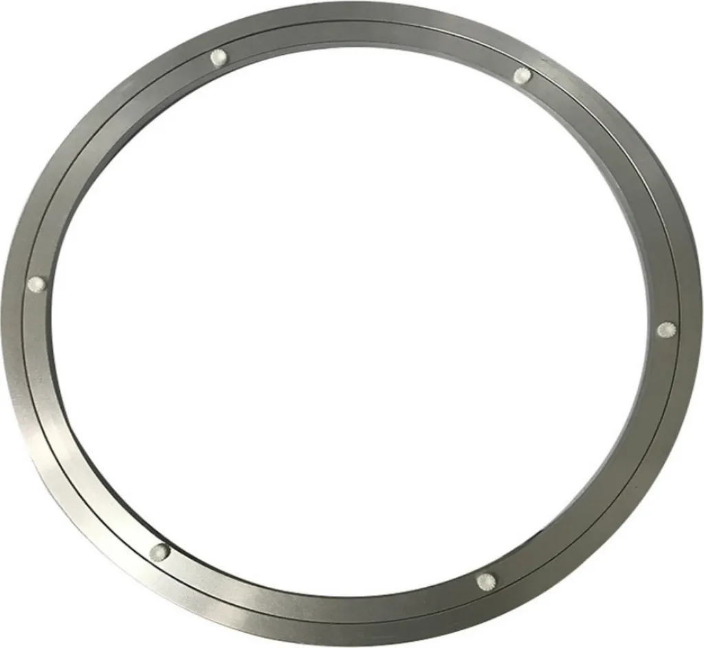 Palier tournant 300mm antidérapant en aluminium pour une rotation fluide