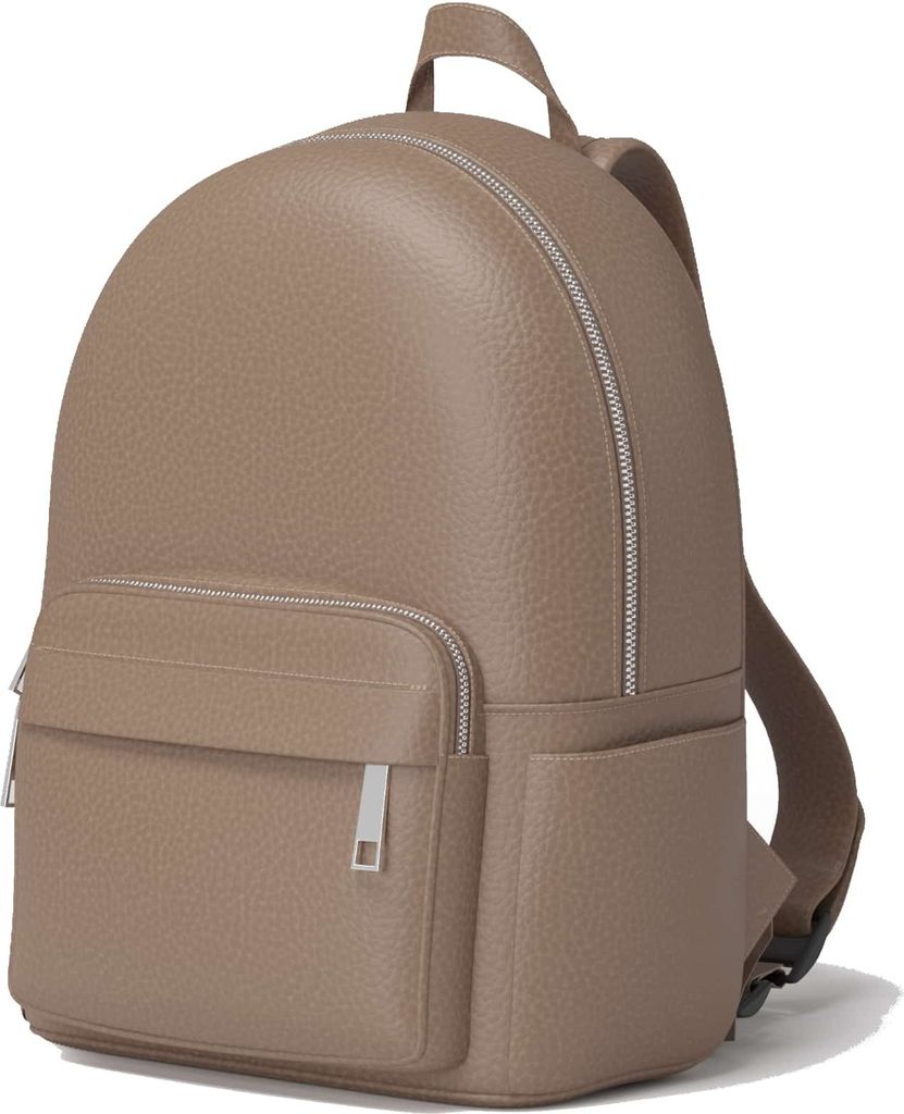 Damen Rucksack aus Veganem Leder – Vielseitig & Praktisch 30608 Taupe