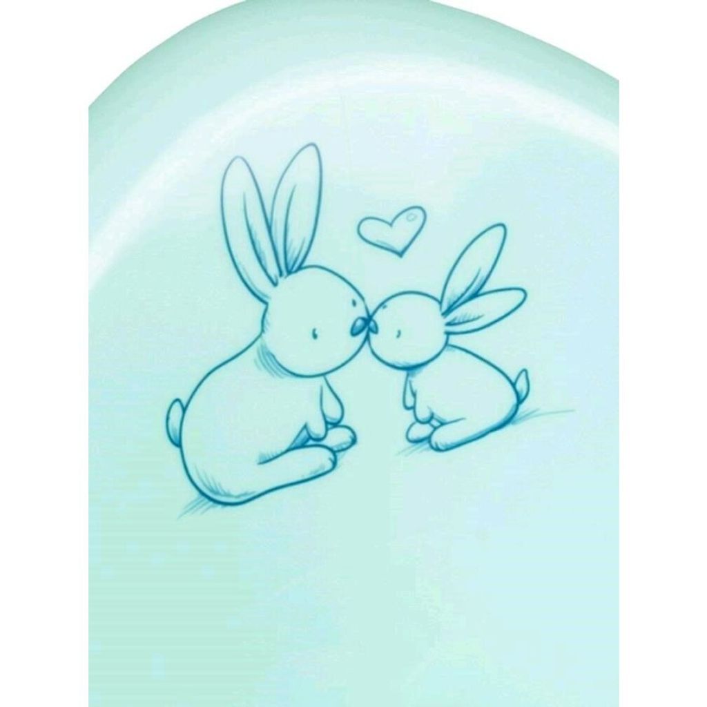 Babytöpfchen mit Deckel Bunny matt Produktbild 