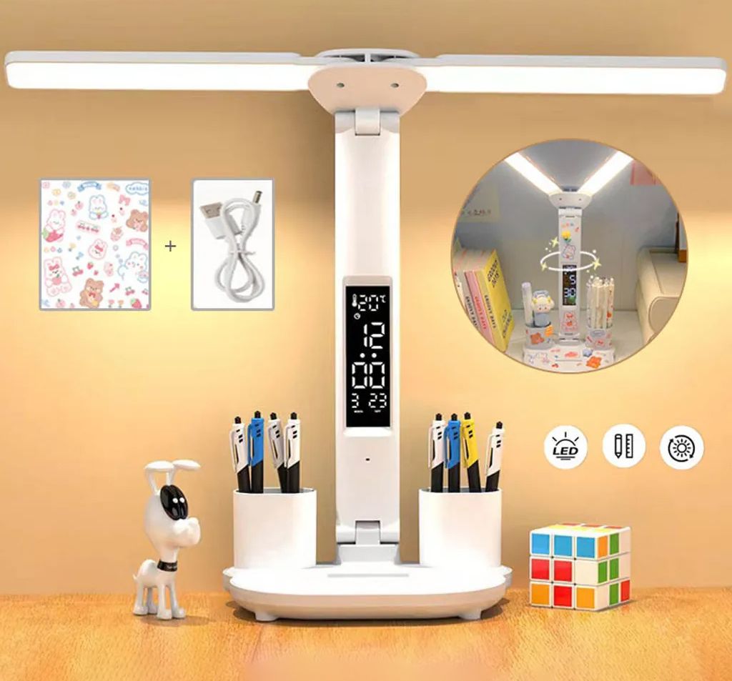 7W LED Schreibtischlampe, 5 in1 Dimmbar LED Produktbild 