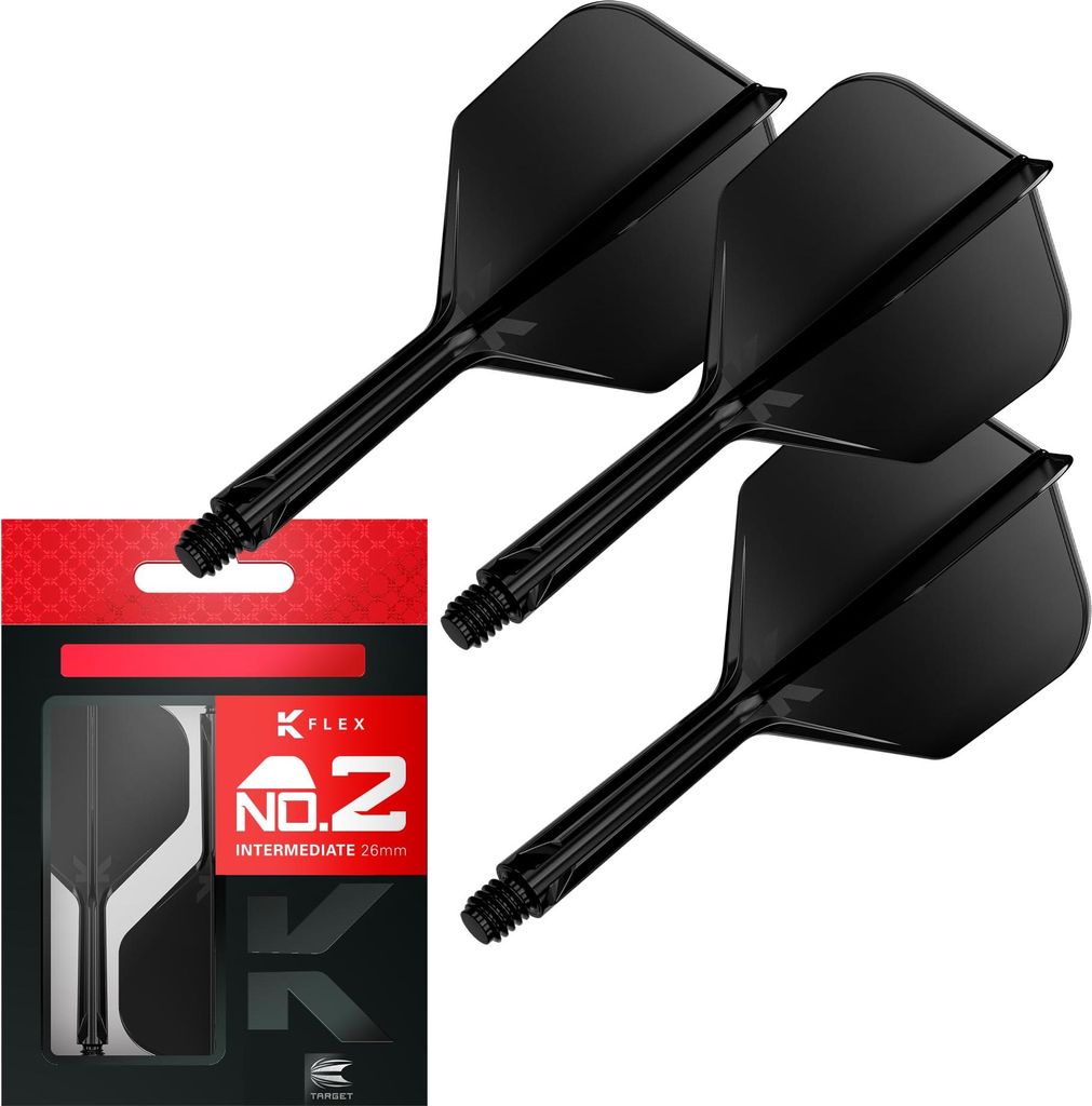 Target Darts K Flex Dartflights und -schäfte, No.2 - Mittel Produktbild 