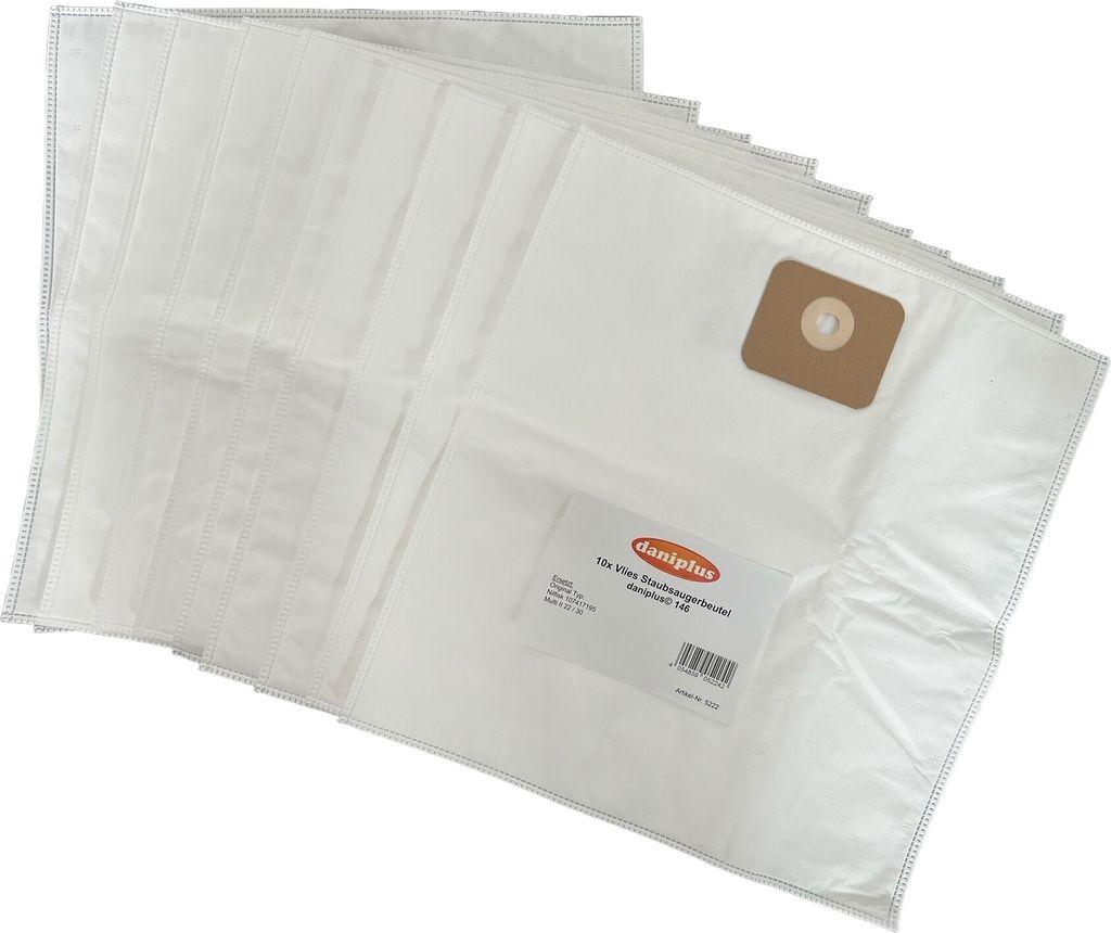 daniplus 146 / 10 Vlies Staubsaugerbeutel passend für Produktbild 