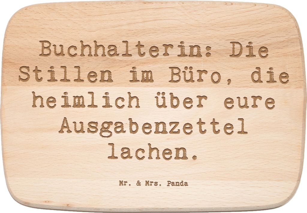 Mr. & Mrs. Panda Schneidebrett Spruch Buchhalterin Humor - Transparent - Geschenk, Berufsgestaltung, Ausgabenzettel, küchenholzbrett, Struktur, Be...