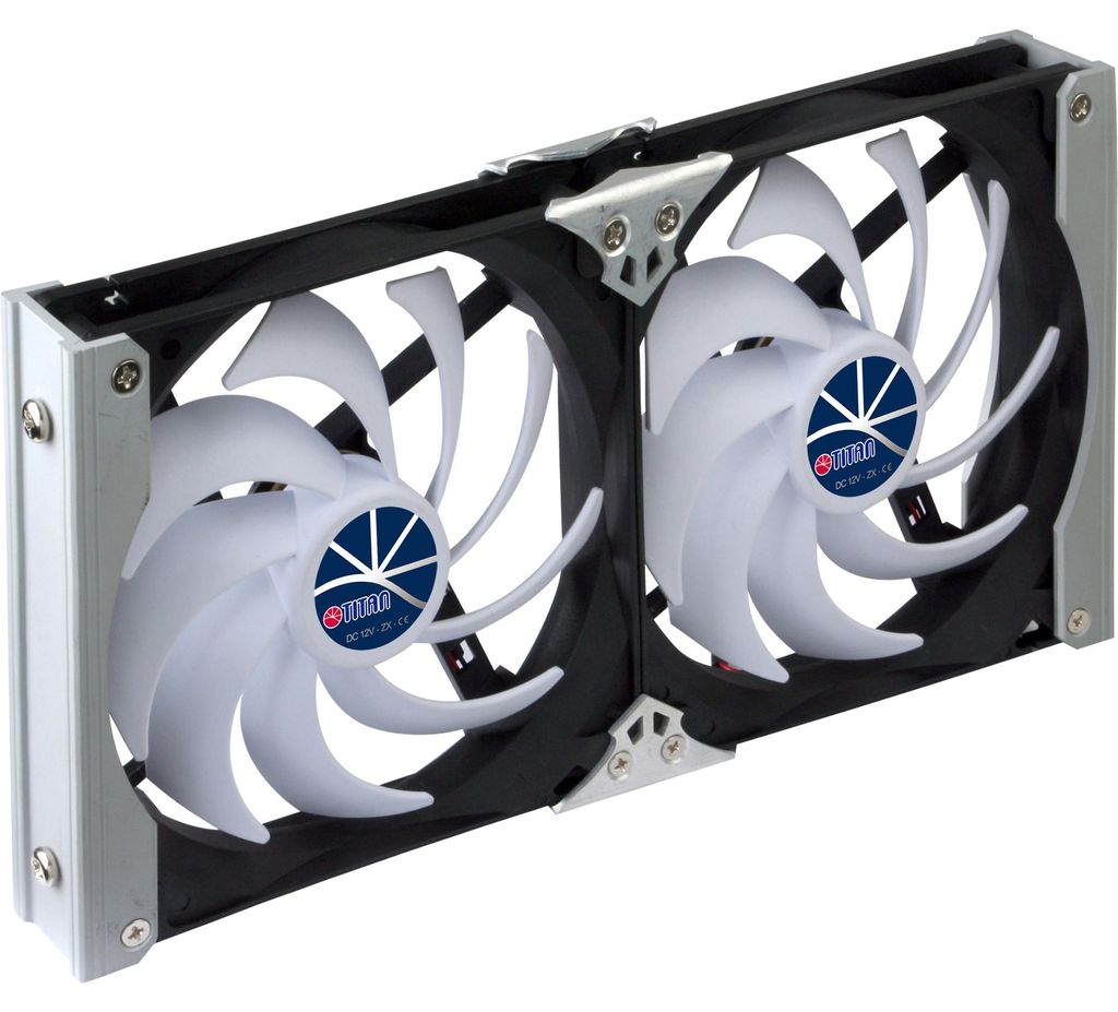 Titan TTC-SC09TZ (B) Wbudowany wentylator 2x 120x120x25mm Zdjęcie produktu 