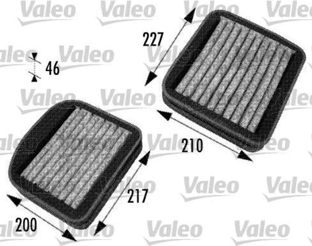 Filtre d'habitacle VALEO 698772 compatible Mercedes-Benz 2108301118 OE