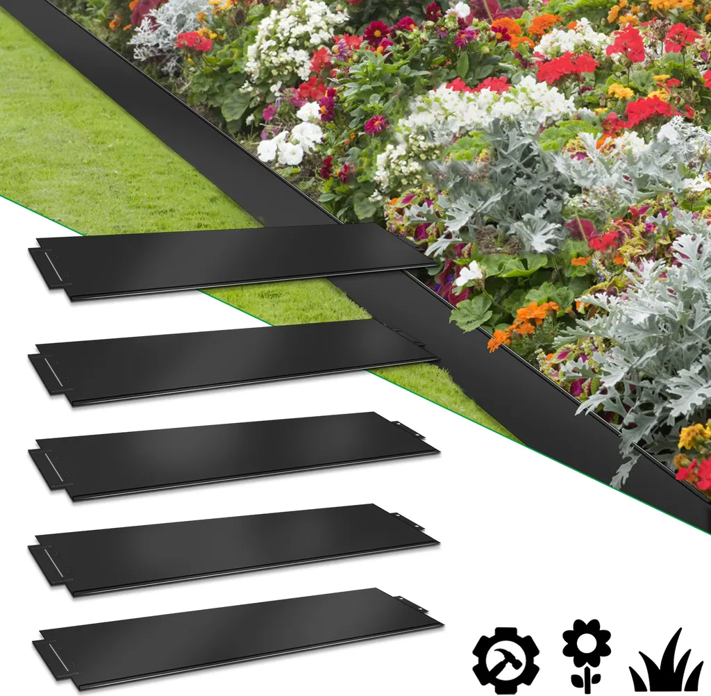 Bordure de pelouse 25m pour délimiter les allées et massifs de fleurs
