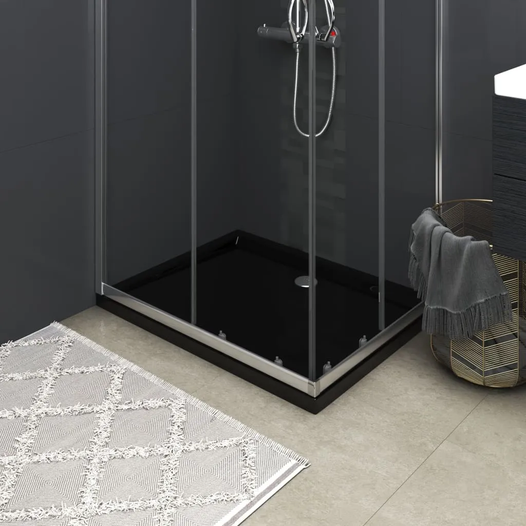 Piatto Doccia ABS Nero 70x90 Rettangolare | Offerta The Living Store