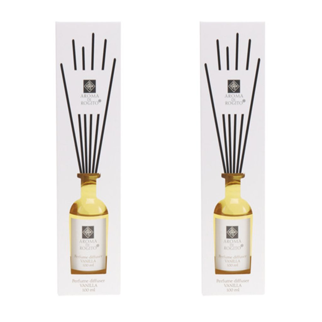 2er Raumduft Holzstäbchen Lufterfrischer Diffuser Geschenk Vanille