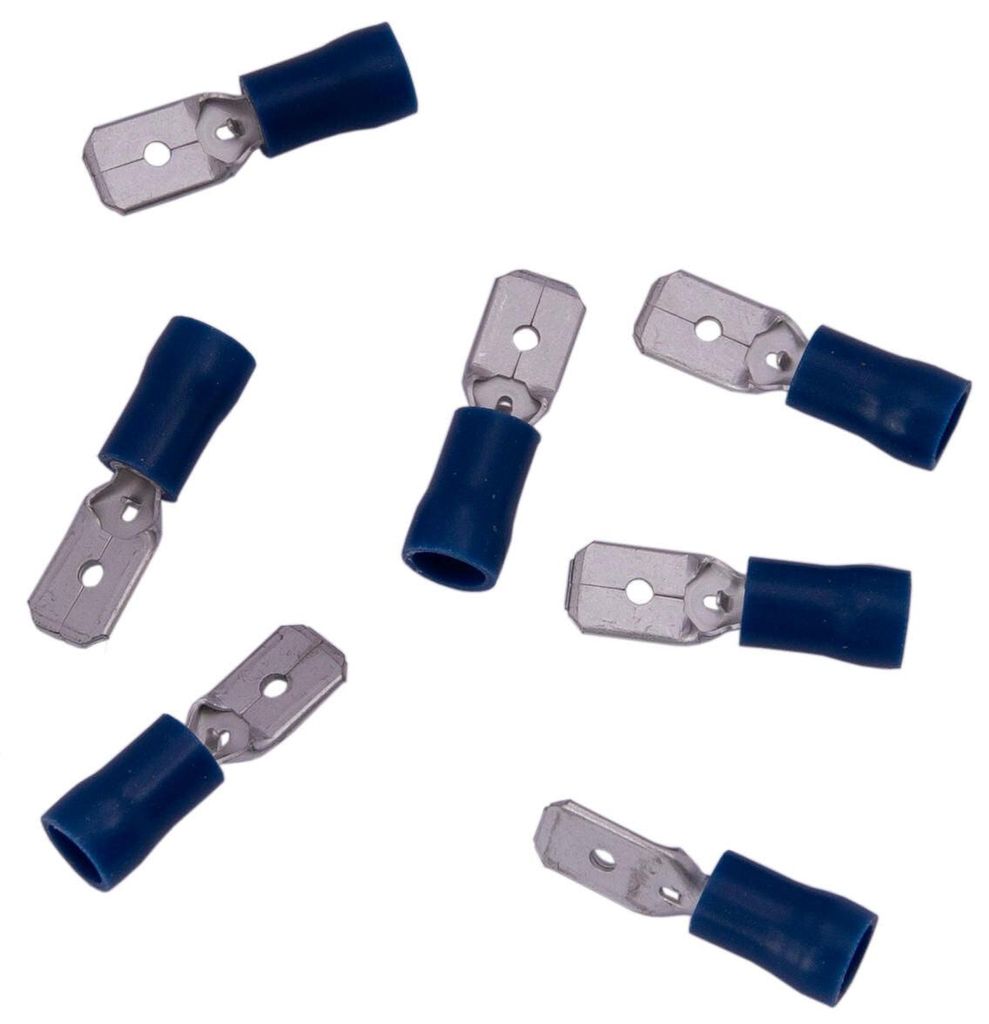 Dresselhaus Flachstecker Flachstecker, isoliert 6,3x0,8mm 1,5-2,5 qmm