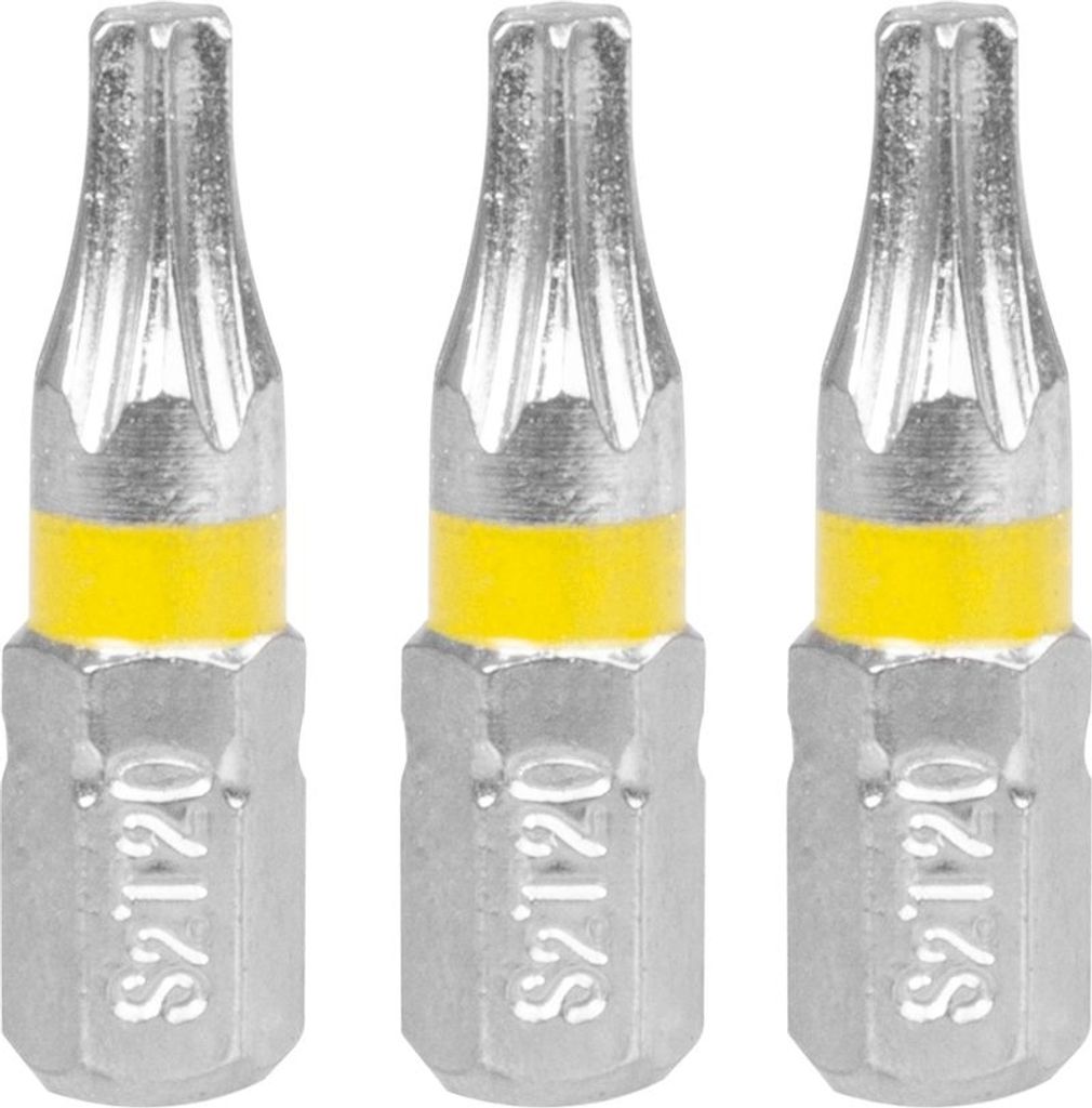 Bit TORX 20, 25 mm, S2, STREND PRO, 3 stuks Productafbeelding 