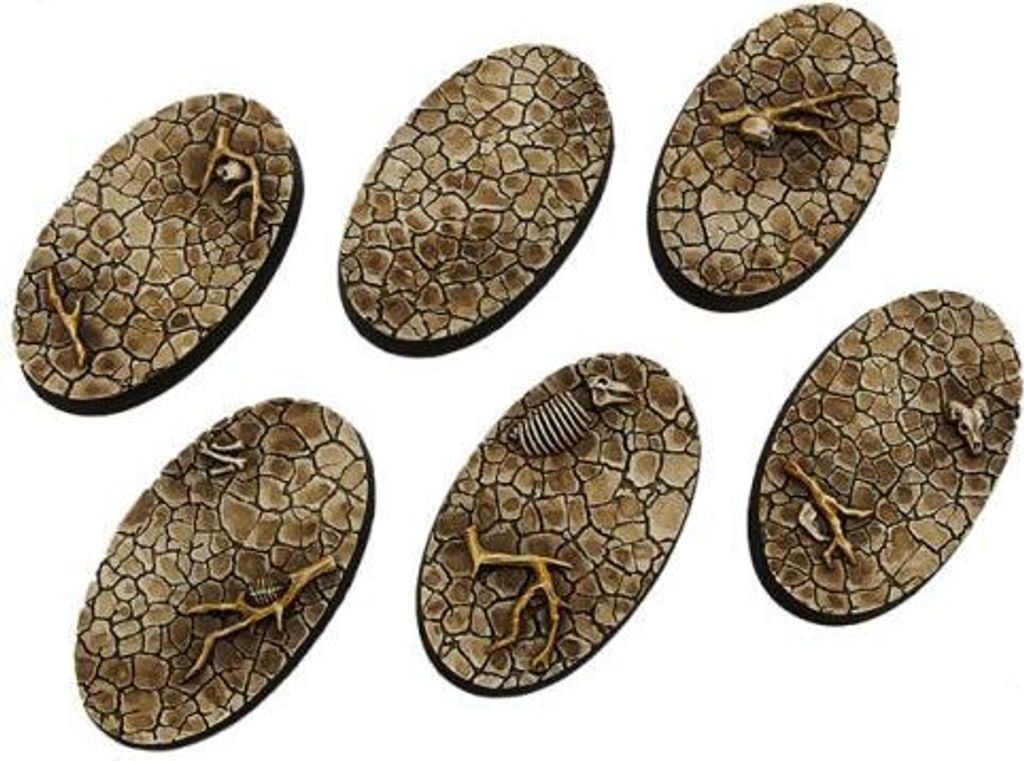 Wasteland Bases, Oval 60mm (4)