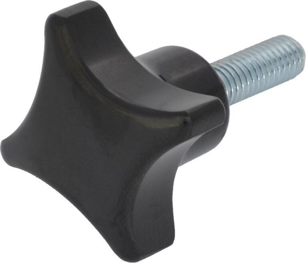 20 Stück Kreuzgriffschraube M8 x 20 mm - Griff Ø 40mm