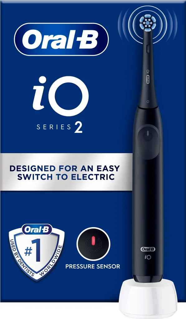 Braun Oral-B iO2 Série 2.1D9.0 Brosse à Dents Électrique Night Black