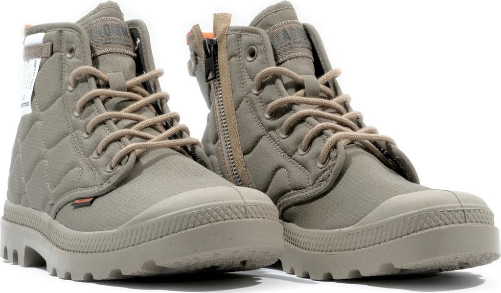 PALLADIUM Pampa Re-Quilted Uni Boots Stiefelette vegan 74386 grün, Schuhgröße:41 EU