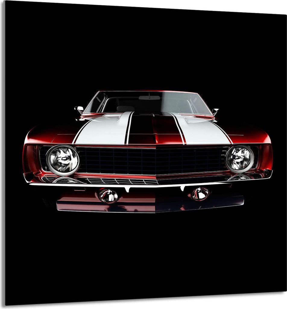 GLASPLATTE FÜR KÜCHE 60x65 Auto