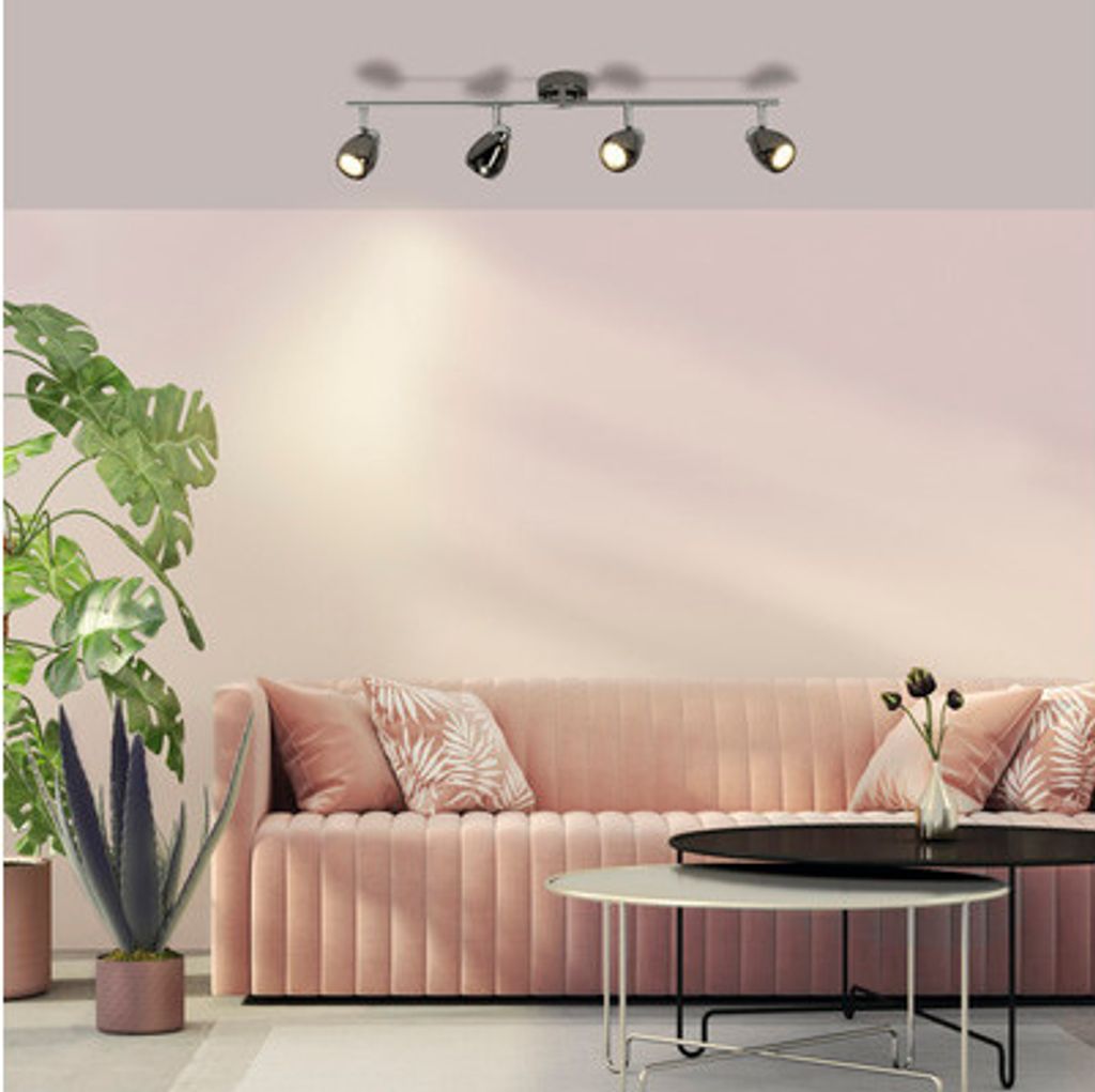 Brilliant Milano, GU10, IP20, schwenkbar, chrom