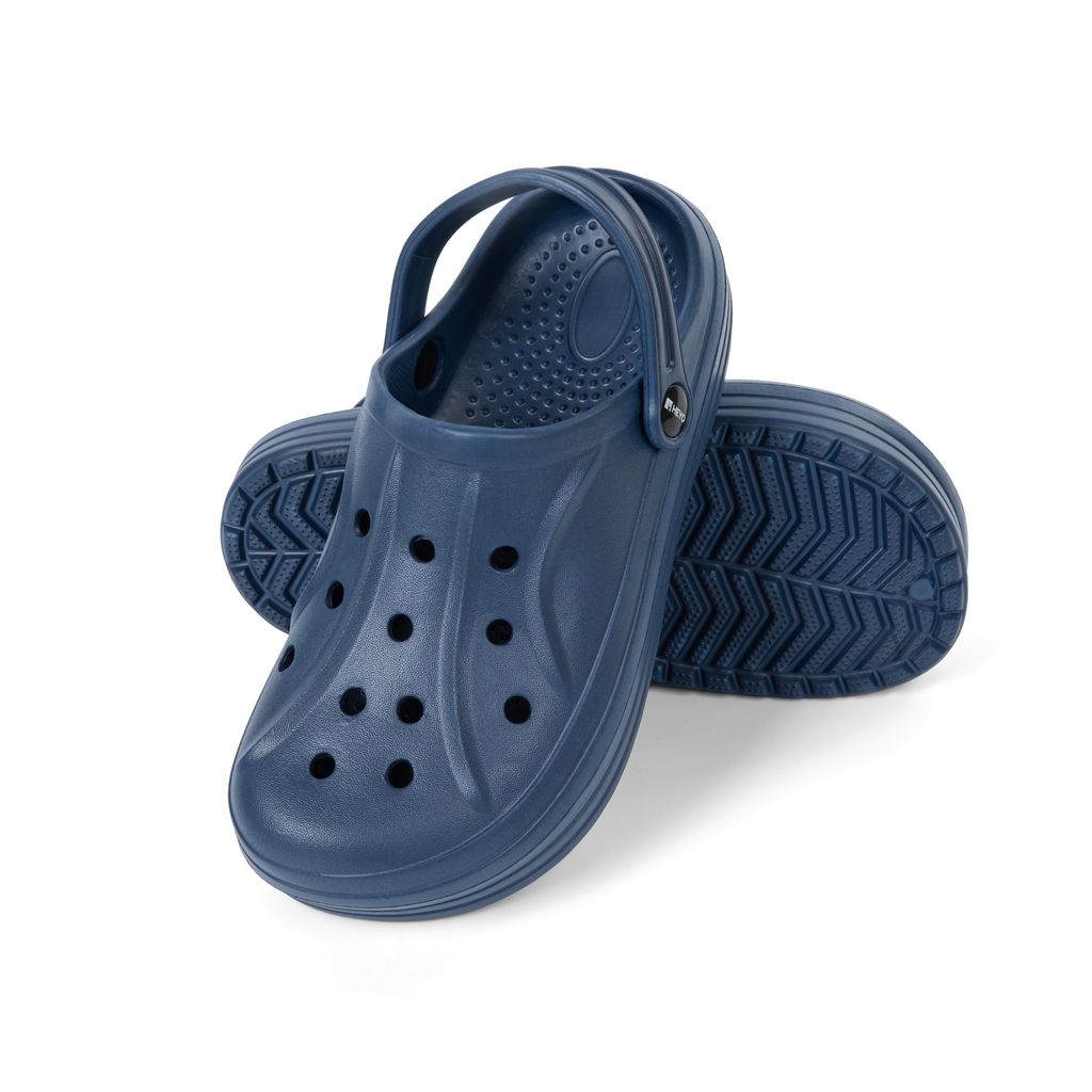 Zoccoli uomo HEYO leggeri da giardino con cinturino blu Immagine del prodotto 