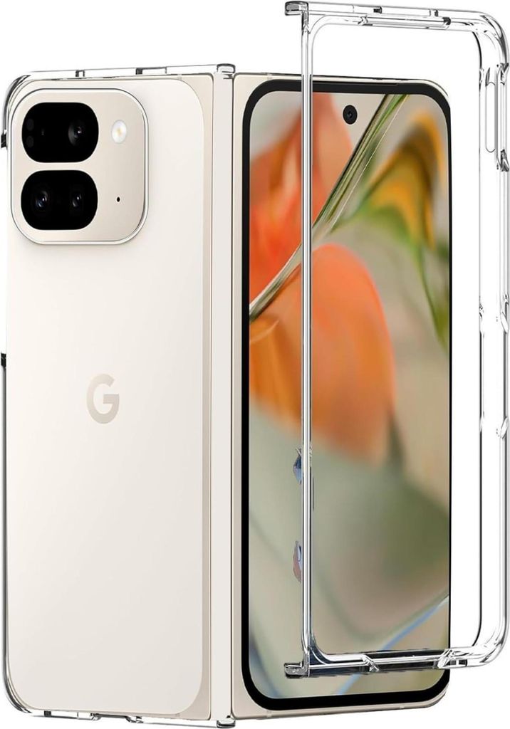 Hülle für Google Pixel 9 Pro Fold - Stoßfeste Transparent Handyhülle Kratzfest Schutzhülle Ultra Dünn Phonillico