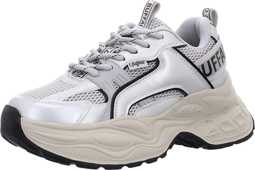 Buffalo Plateau Sneaker Damen 32303037303131 Silber 40 EU