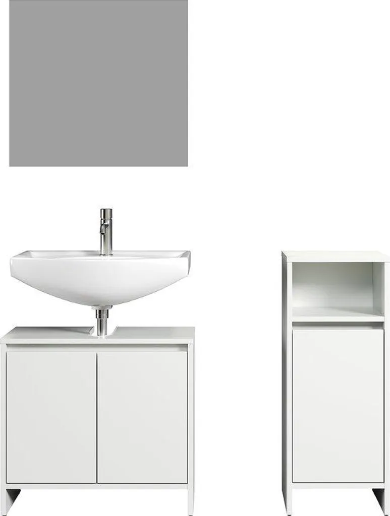 Rangement Salle de Bains Rootz Basic Blanc pour En finir avec le Désordre