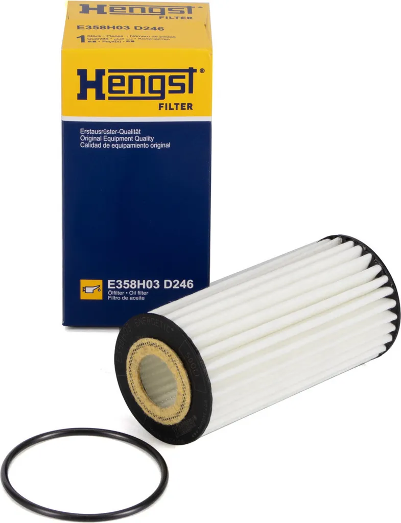 Stock Filtro Olio HENGST E358H03 D246 per Flotte e Officine VAG