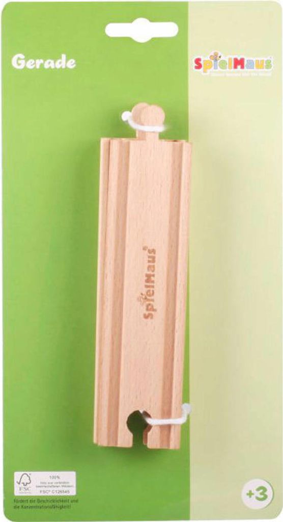 SpielMaus Holz Gerade, 2 Stück Produktbild 
