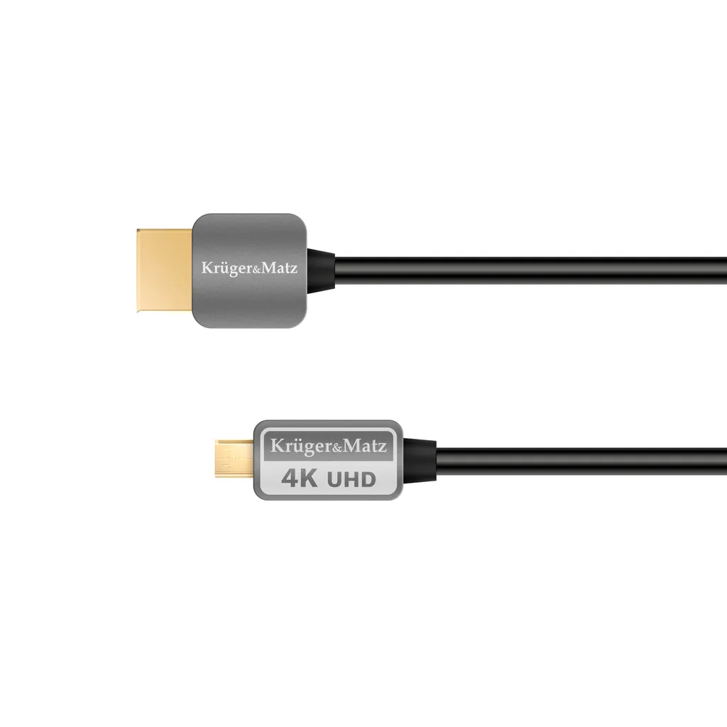 Câble Micro HDMI 4K en Cuivre Pur Kruger&Matz - 3m Haute Fidélité