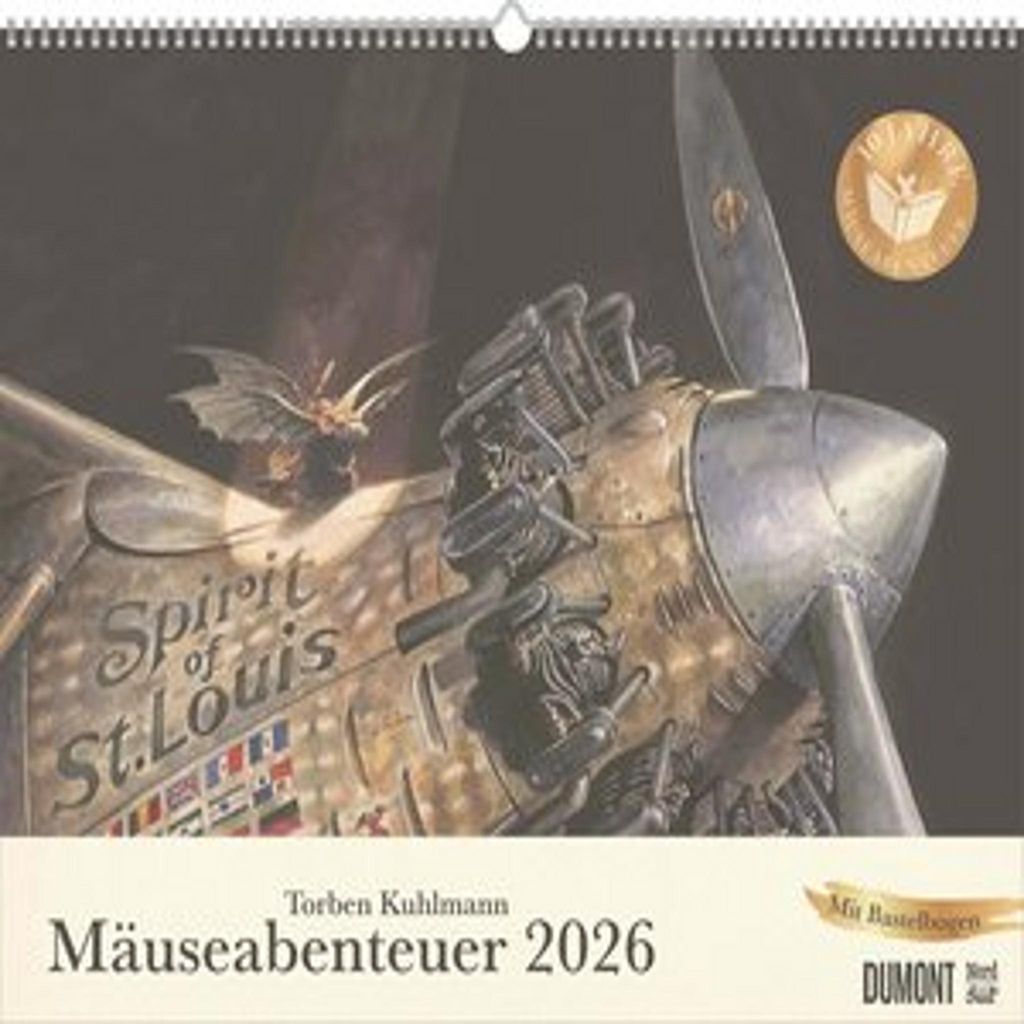 Torben Kuhlmann Mäuseabenteuer 2026 - DUMONT Kinder-Kalender - Querformat 52 x 42,5 cm - Spiralbindung