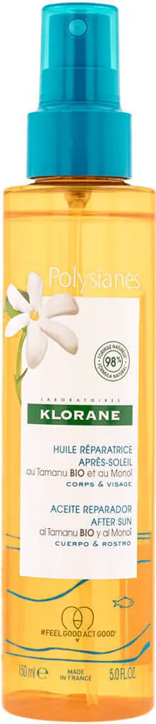 Olio Doposole Klorane Monoi e Tamanu 150ml | Abbronzatura Top e Bio - 2