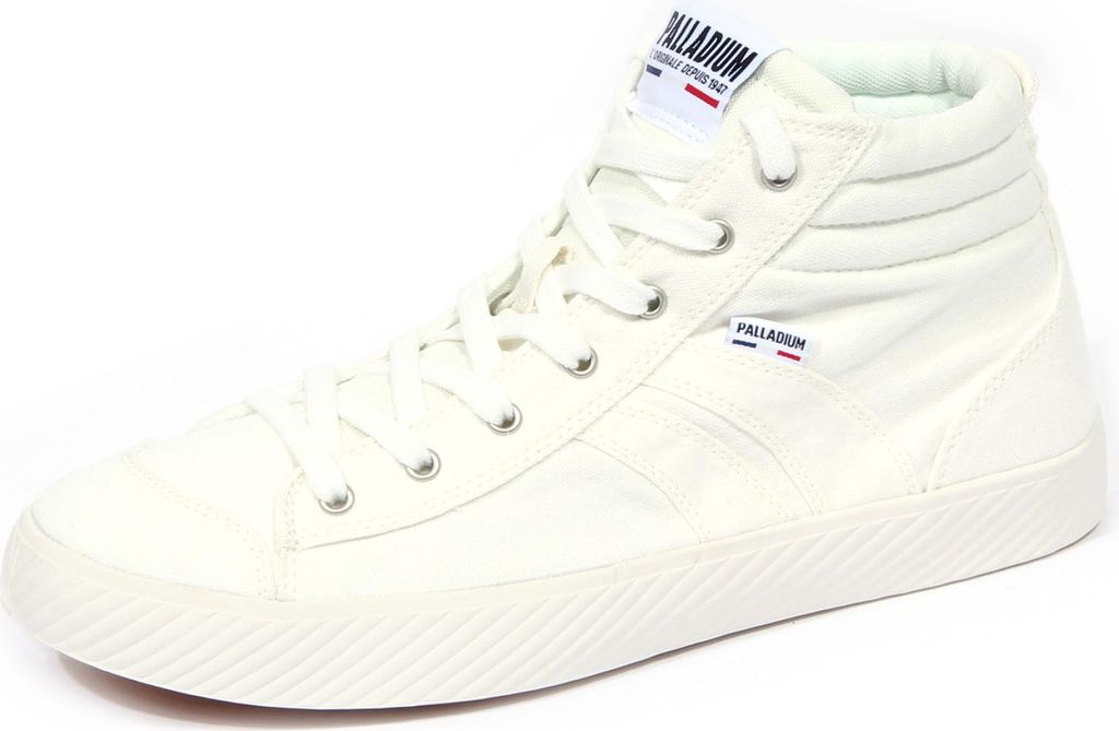 2989J sneaker uomo off weiß PALLADIUM Gewebe Vintage-Effekt Schuh Mann