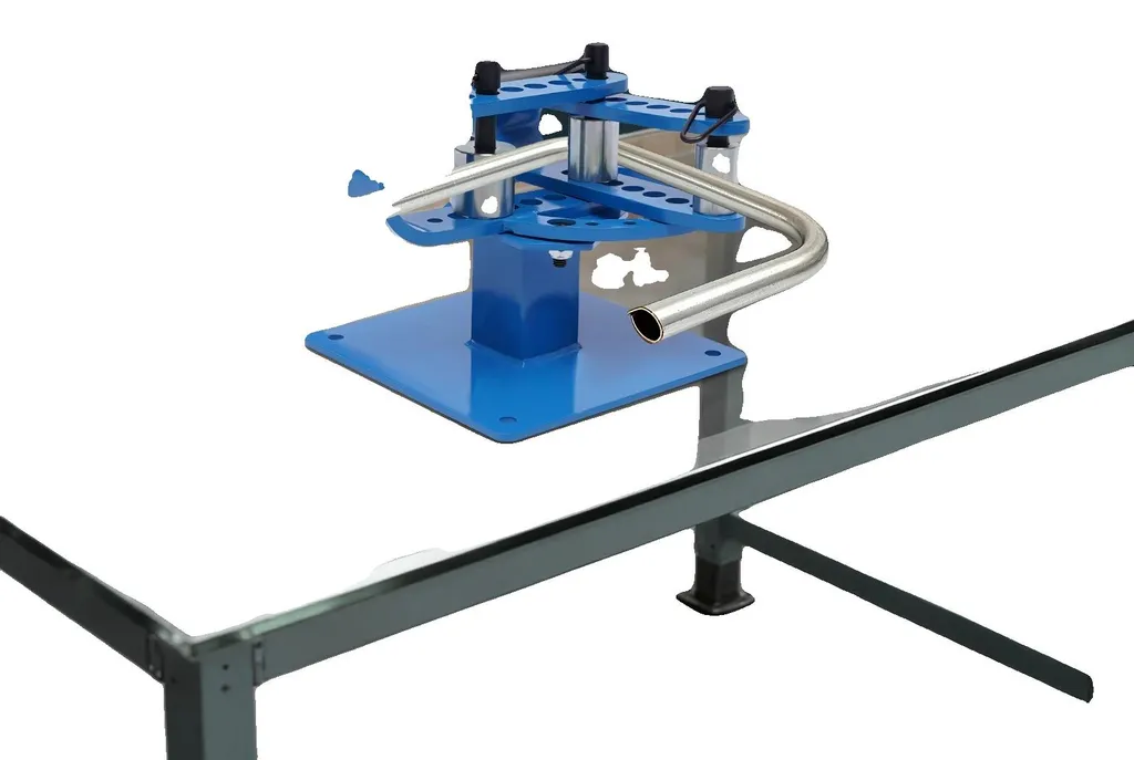 Cintreuse pour métaux robuste 1-3 pouces - Modèle bleu multi-matériaux