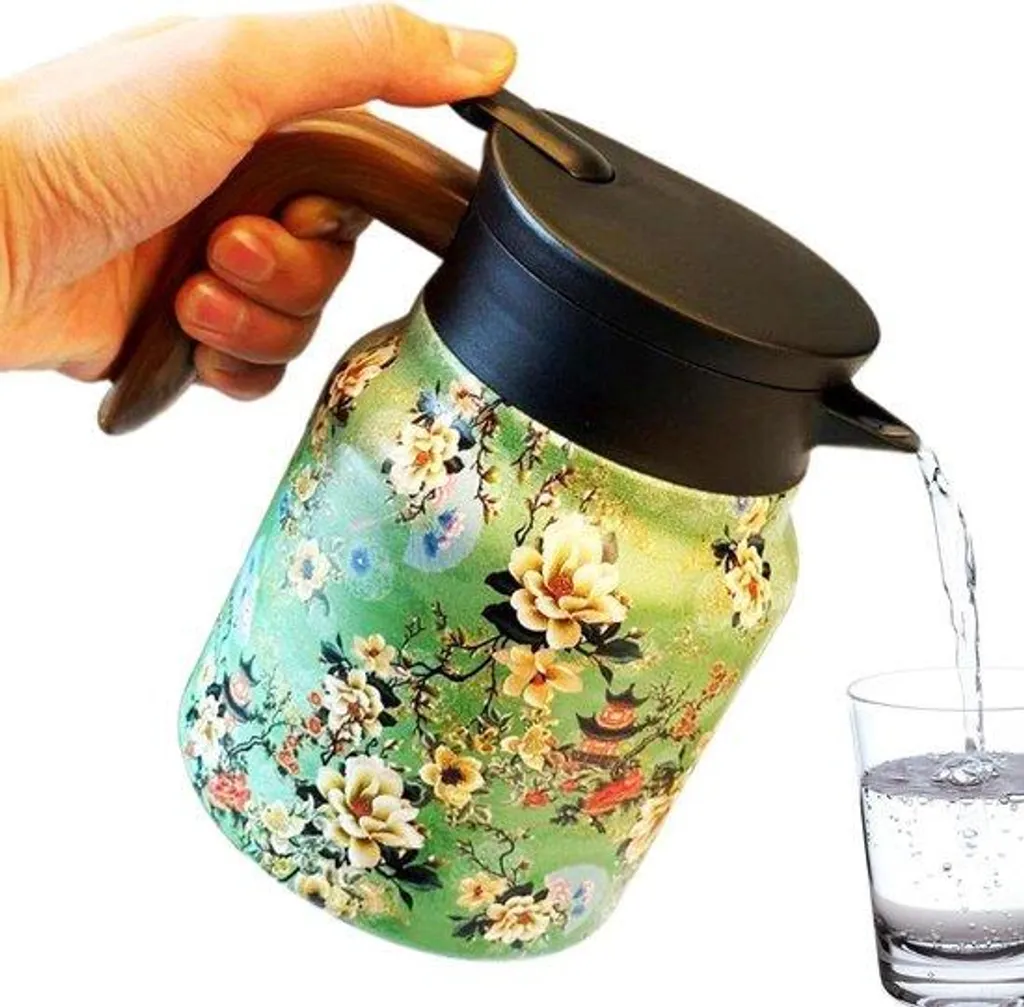 Théière isotherme étanche avec filtre pour infuser café et thé partout