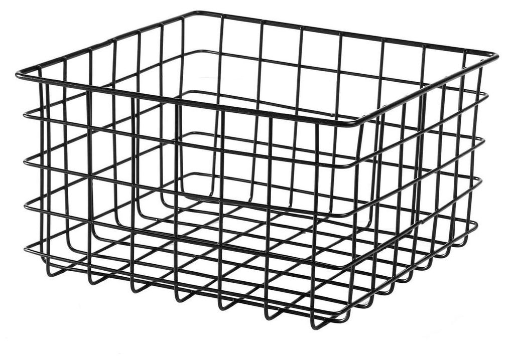 CALICOSY - Panier filaire noir petit modèle - H16 cm Image du produit 
