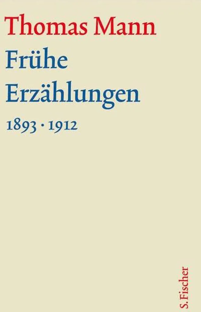 Frühe Erzählungen pour Études Germaniques : Édition de Francfort
