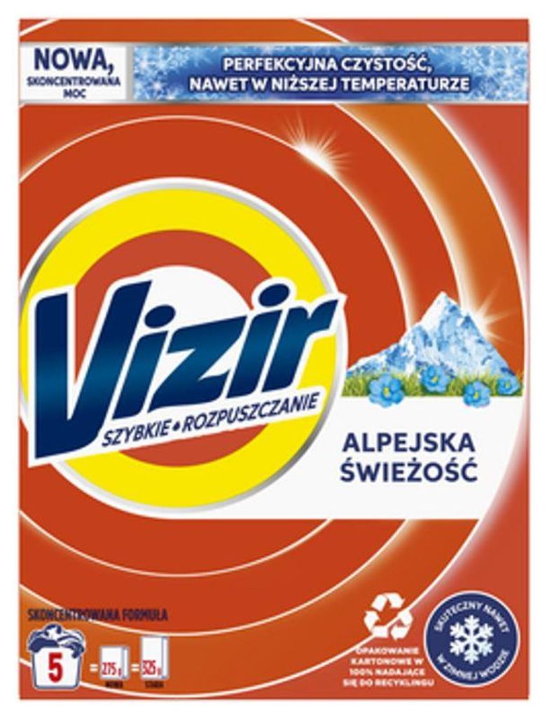 Vizir Proszek do prania Alpina Frische 275 g Produktbild 