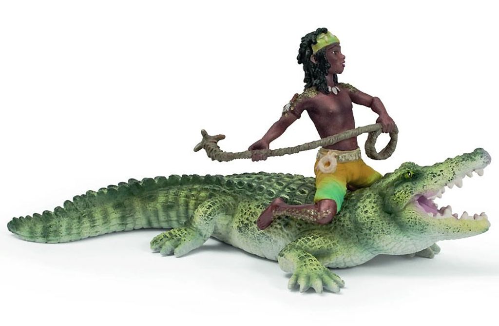 SCHLEICH - Bayala, Kenjok Herr der Krokodile Produktbild 