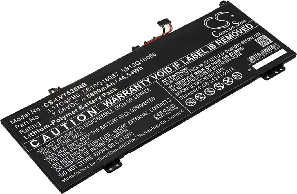 Batterie Interne pour Ordinateur Lenovo Air 14 Lithium-Polymère Noire