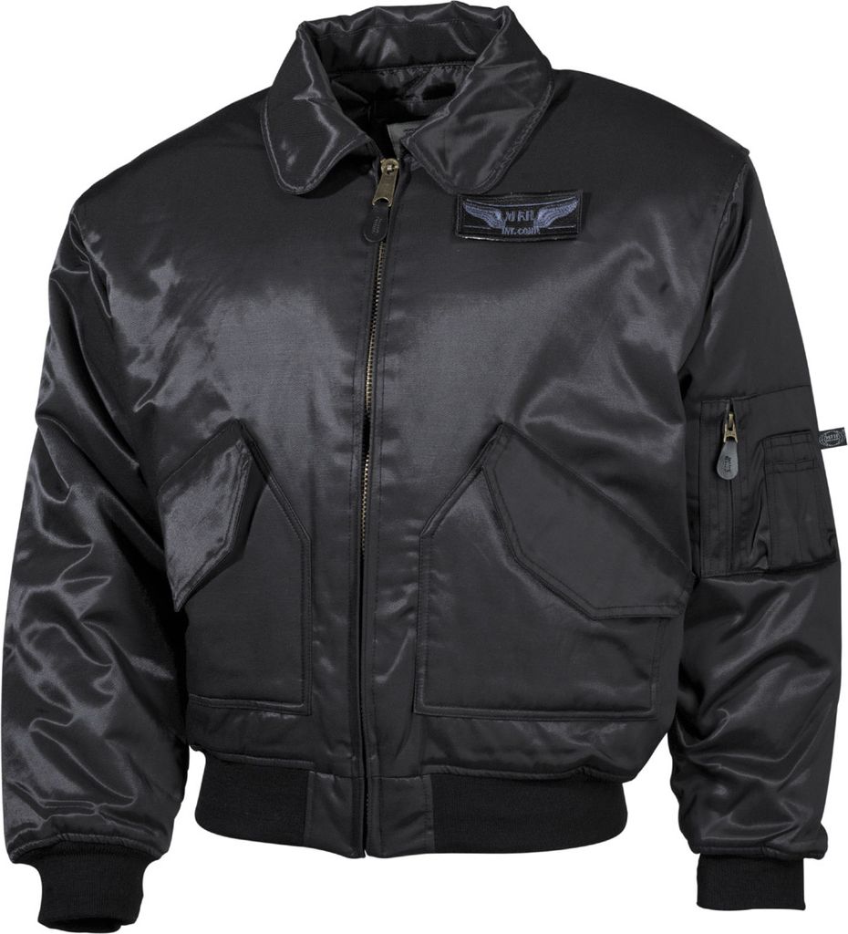 US CWU Pilotenjacke, schwarz, schwere Ausführung XXL Produktbild 